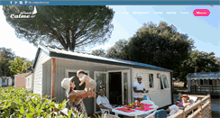 Desktop Screenshot of camping-legrandcalme.com